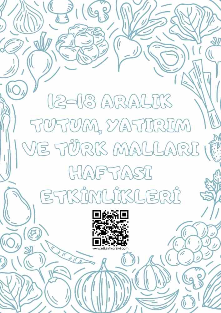 12-18 Aralık Tutum, Yatırım ve Türk Malları Haftası Etkinlik ve Boyama Sayfaları